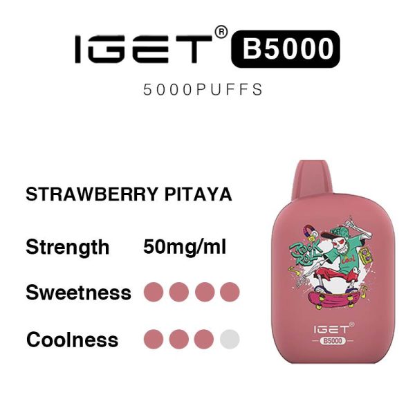 Strawberry pitaya iget b5000 flavours