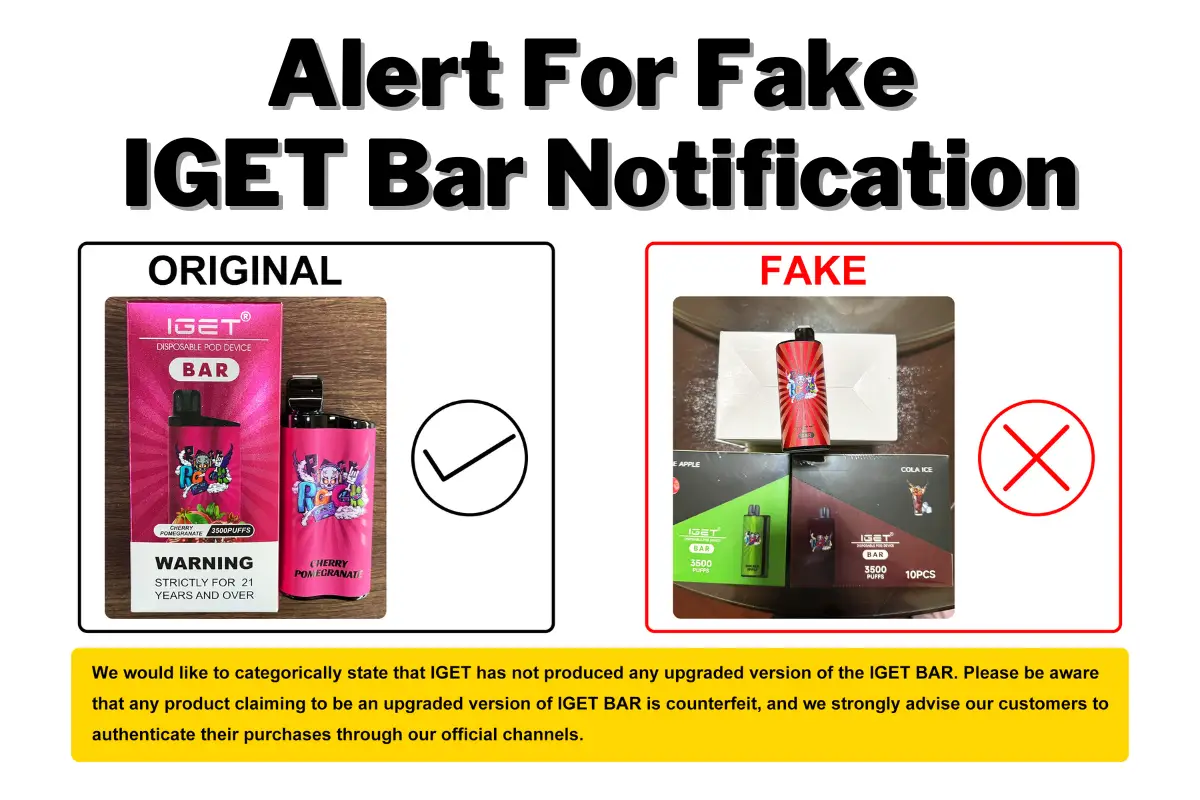 Alert For Fake IGET Bar Notification