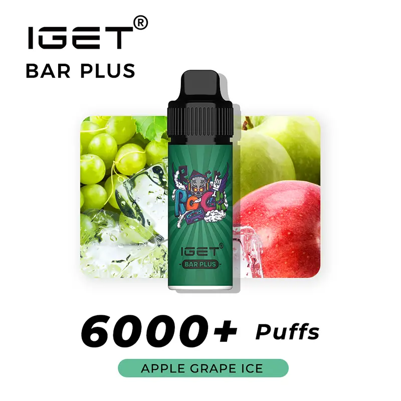 apple grape ice iget bar plus vape kit