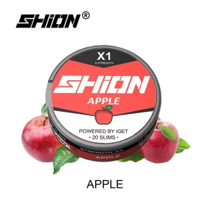 apple IGET SHION nicotine pouch 6mg 1
