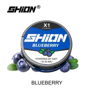 blueberry ice IGET SHION Nicotine Pouch 12mg 1