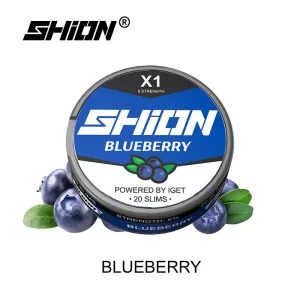 blueberry ice IGET SHION nicotine pouch 6mg 1
