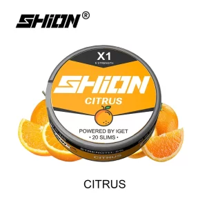 citrus IGET SHION nicotine pouch 6mg 1