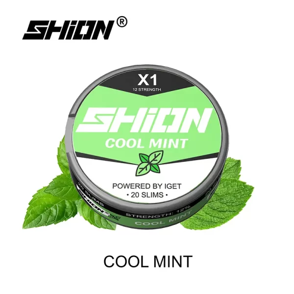 cool mint IGET SHION Nicotine Pouch 12mg 1