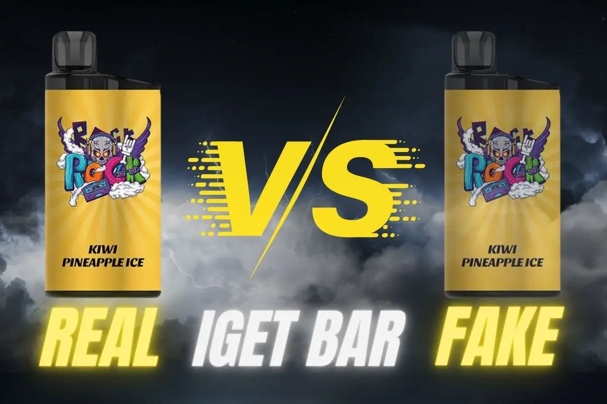 fake IGET Bar vs real