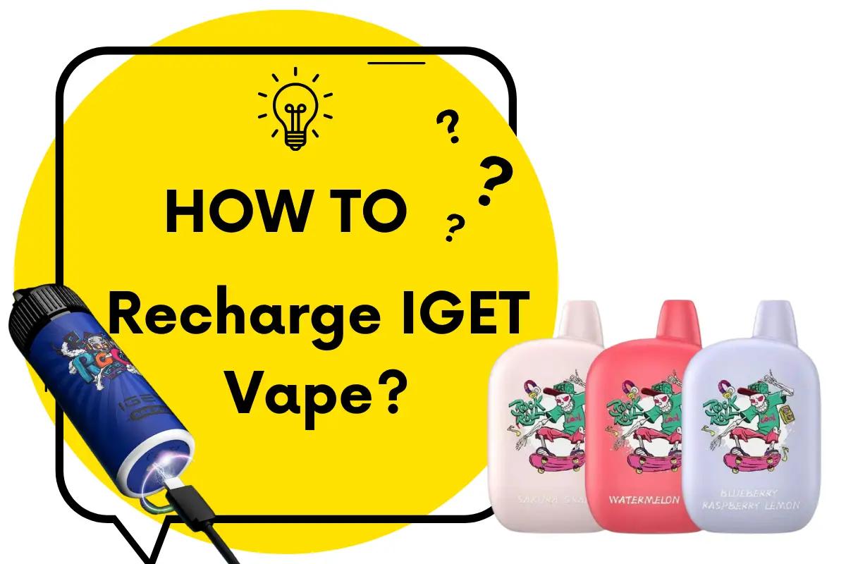 how to recharge IGET Vape