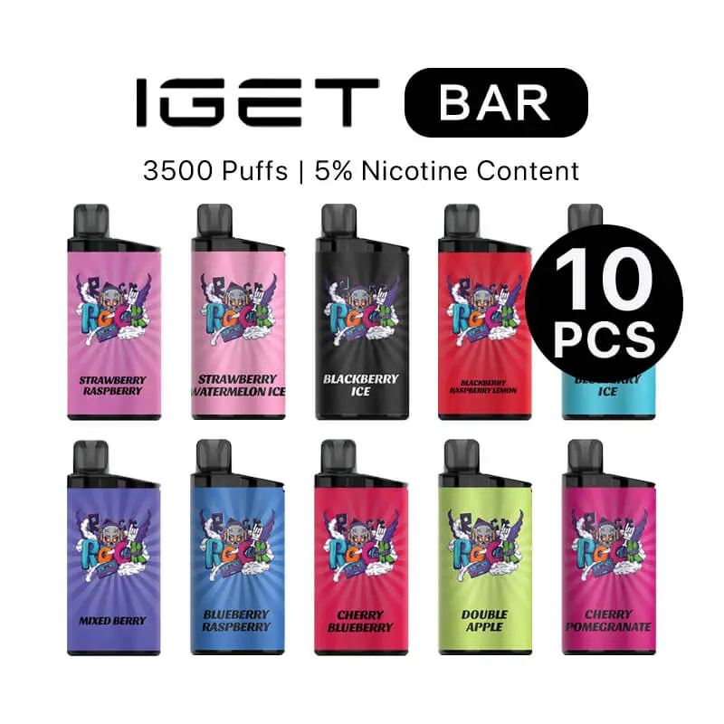 IGET Bar Box Mixed Flavours (10PCS)