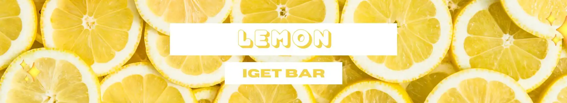 Lemon IGET Bar Flavours