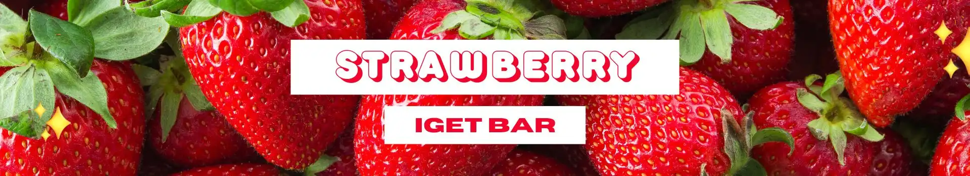 Strawberry IGET Bar flavours