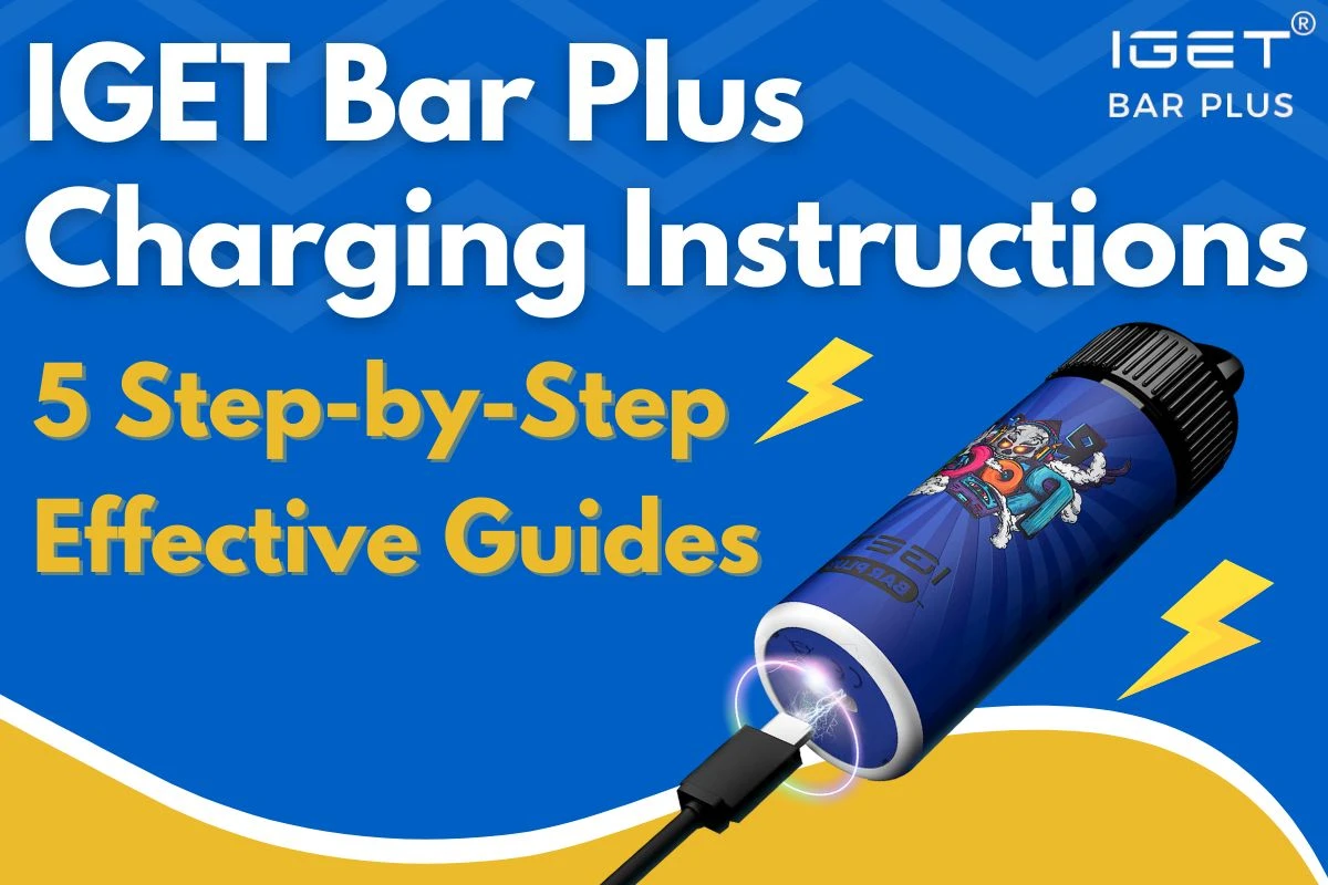 IGET Bar Plus charging instructions