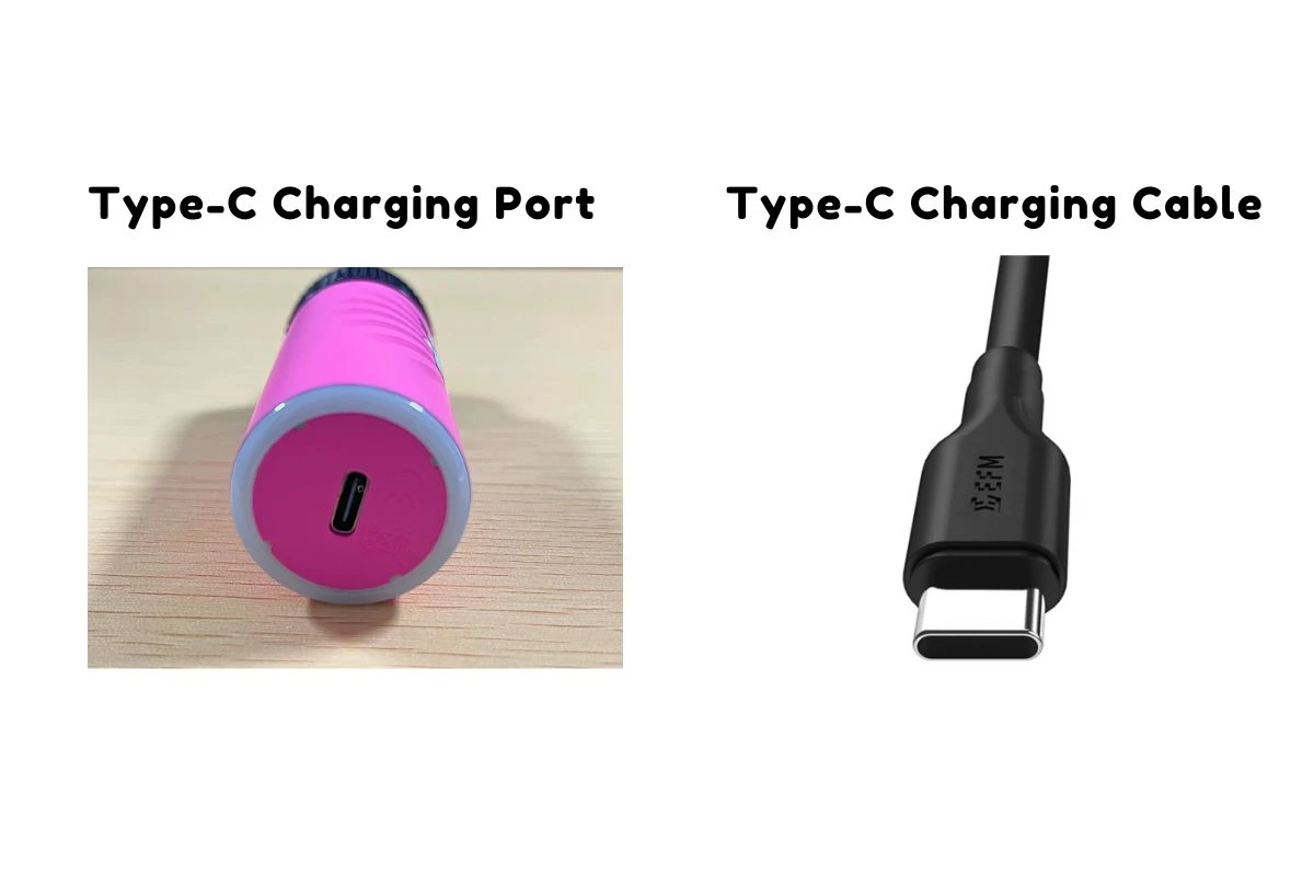 IGET Bar Plus charging port and cable