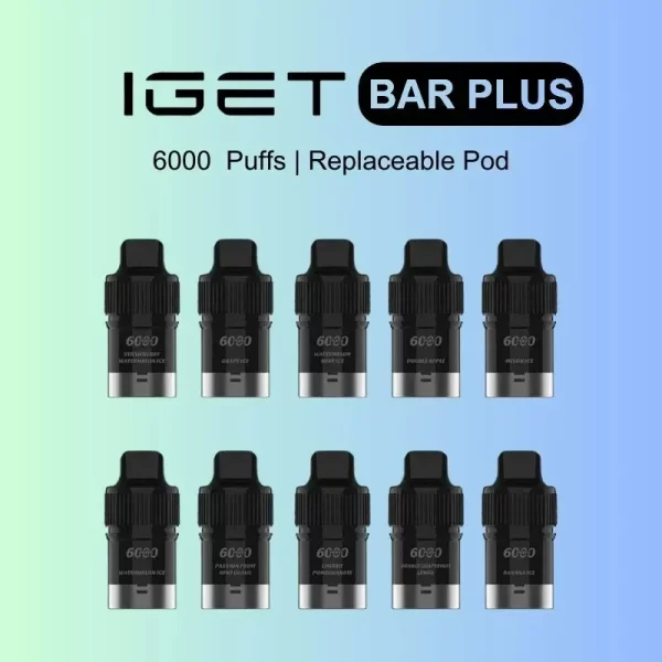 IGET Bar Plus Pod 6000 Puffs