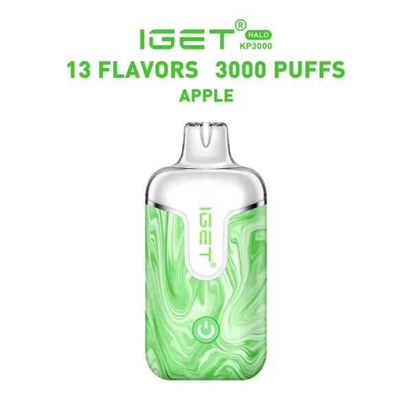 Apple - IGET Halo KP3000 Prefilled Vape Pod Kit