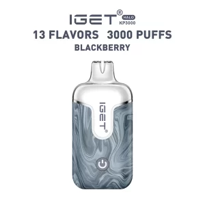 Blackberry - IGET Halo Vape Kit 3000 Puffs