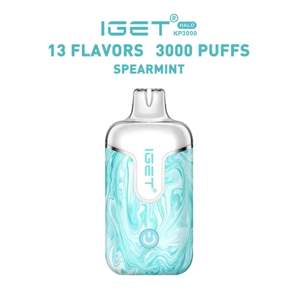 Spearmint - IGET Halo Vape Kit 3000 Puffs