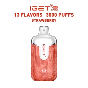 Strawberry - IGET Halo Vape Kit 3000 Puffs