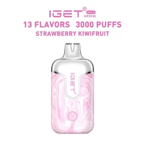 Strawberry Kiwifruit - IGET Halo Vape Kit 3000 Puffs