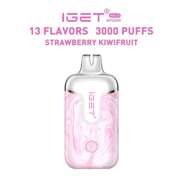 Strawberry Kiwifruit - IGET Halo Vape Kit 3000 Puffs