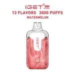 Watermelon - IGET Halo Vape Kit 3000 Puffs