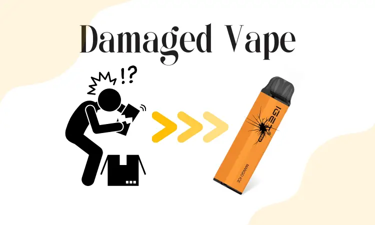 IGET Mega damaged vape