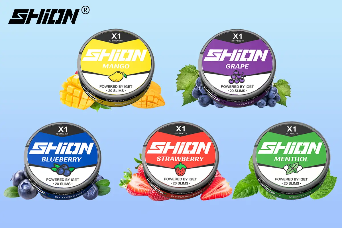 IGET SHION nicotine pouch product show