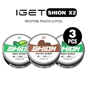 IGET SHION X2 nicotine pouch bundle 3pcs
