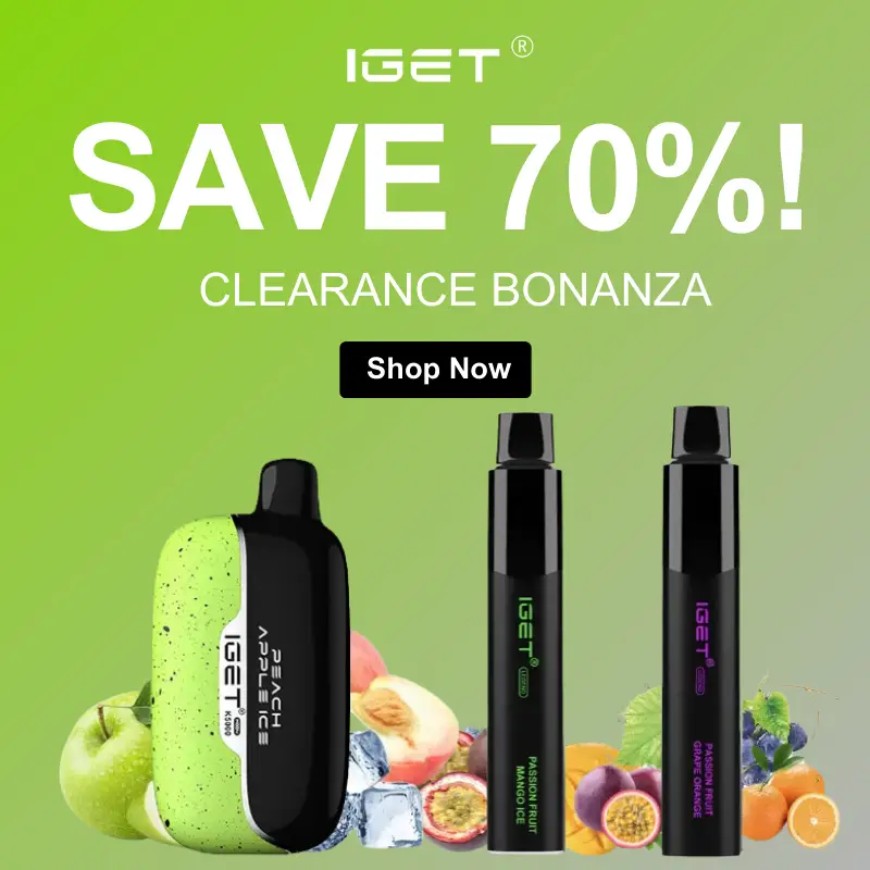 iget vape clearance event