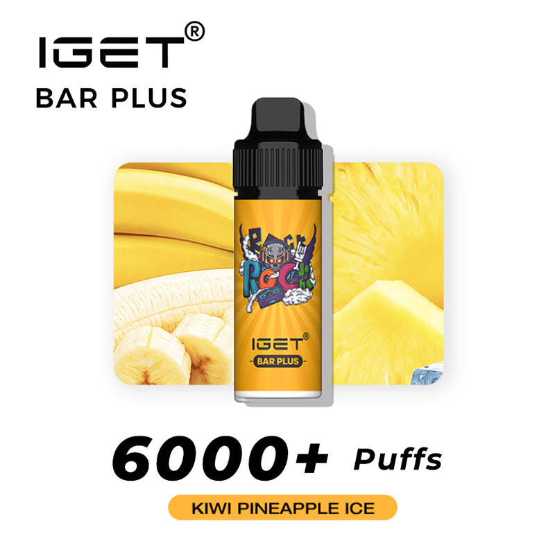 Kiwi Pineapple Ice IGET Bar Plus 6000 Puffs