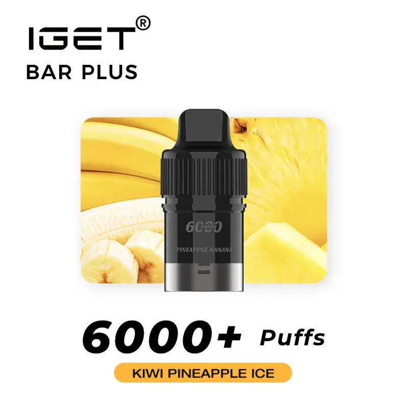 kiwi pineapple ice IGET Bar Plus prefilled pod