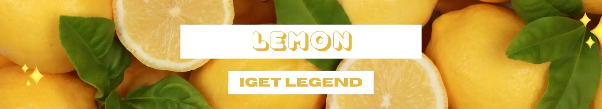 Lemon IGET Legend Flavours