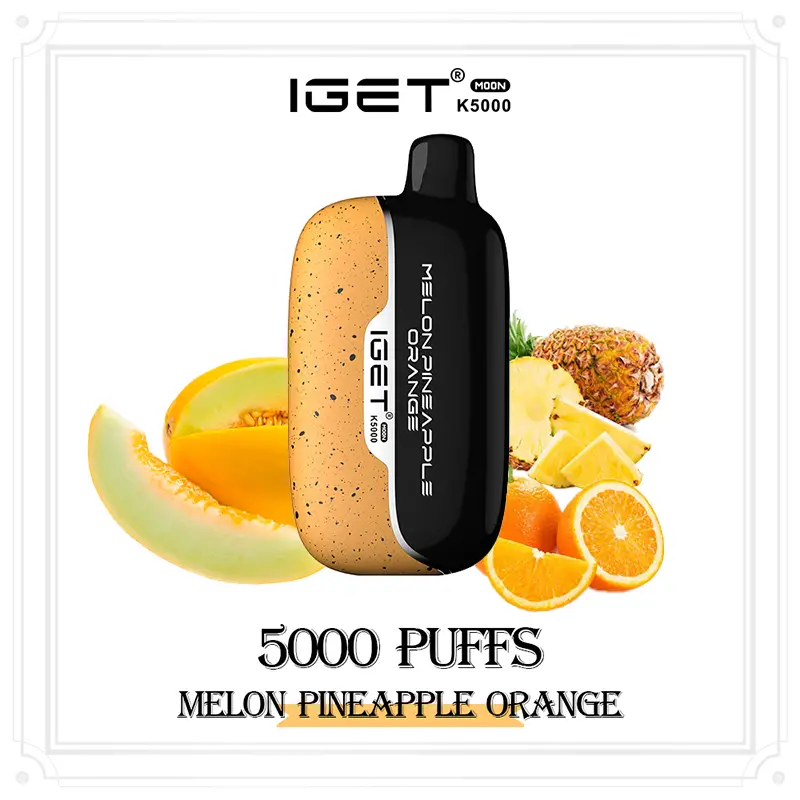 melon pineapple orange IGET Moon k5000 puffs
