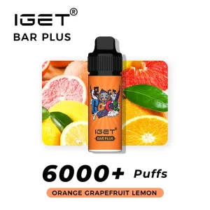Orange Grapefruit Lemon IGET Bar Plus