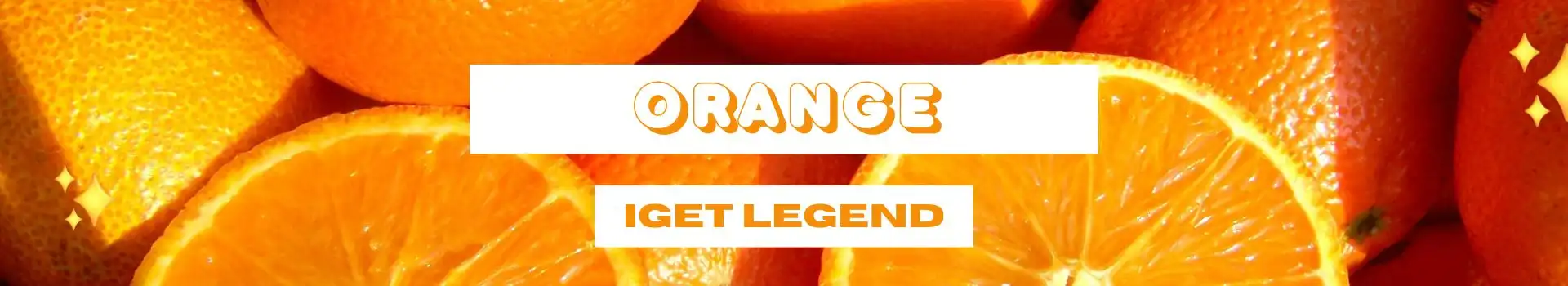 Orange IGET Legend Flavours