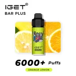 orange lemon iget bar plus vape kit