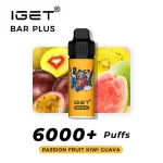 Passion Fruit Kiwi Guava IGET Bar Plus
