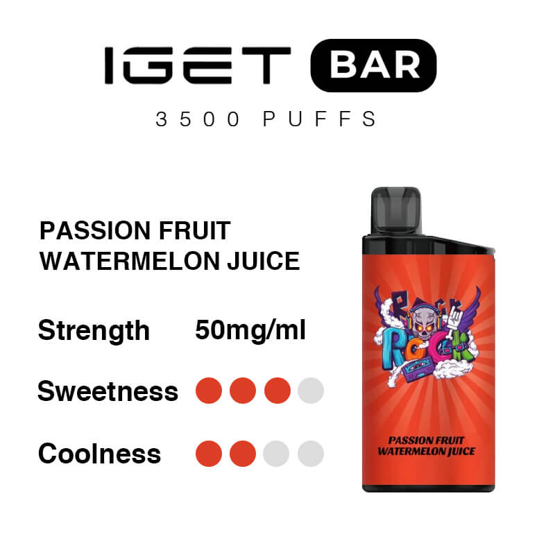 passion fruit watermelon juice iget bar flavours