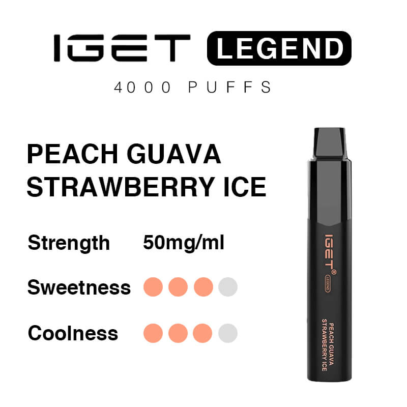 peach guava strawberry ice iget legend vape