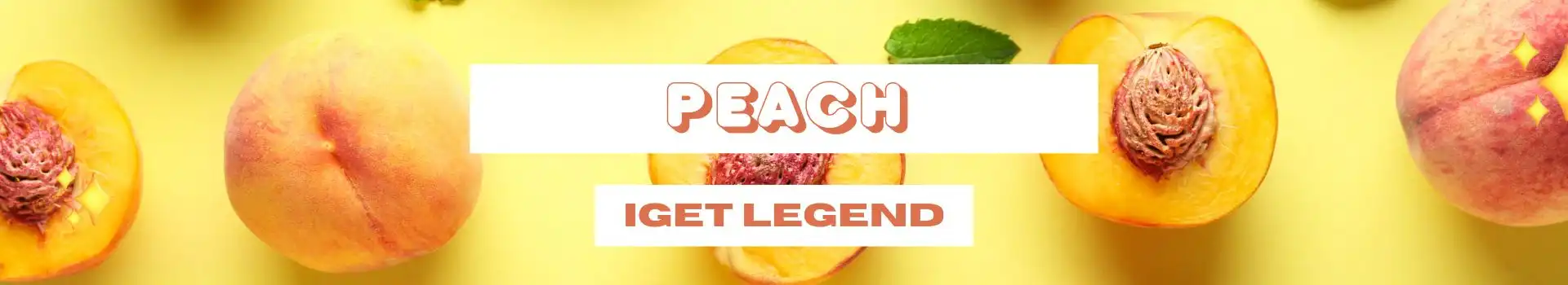 Peach IGET Legend Flavours