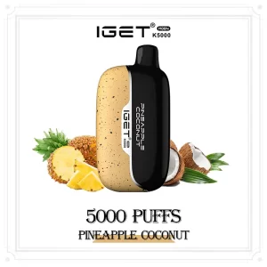 pineapple coconut IGET Moon k5000 puffs