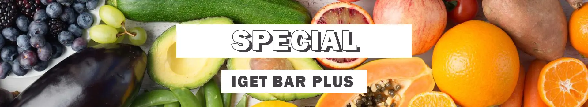 special iget bar plus flavours