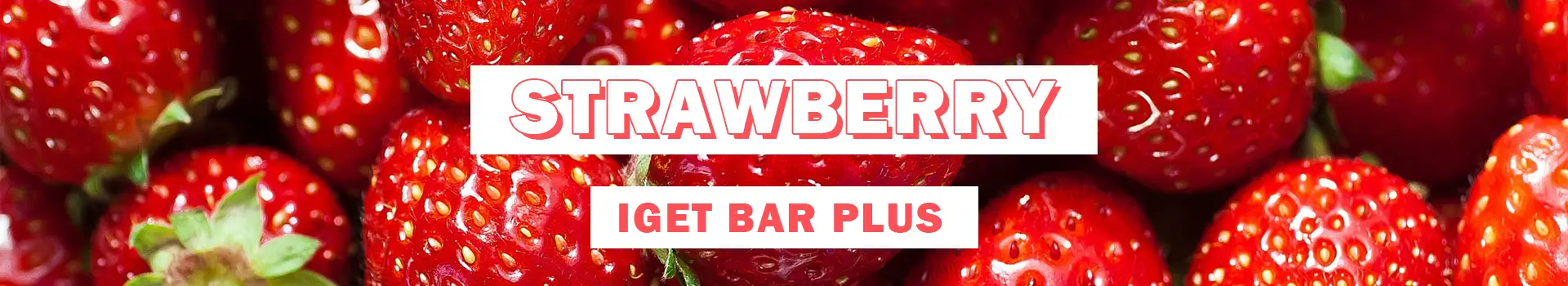 strawberry iget bar plus flavours