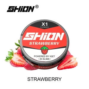 strawberry IGET SHION nicotine pouch 12mg 1