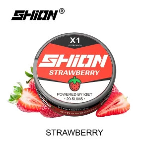strawberry IGET SHION nicotine pouch 6mg 1