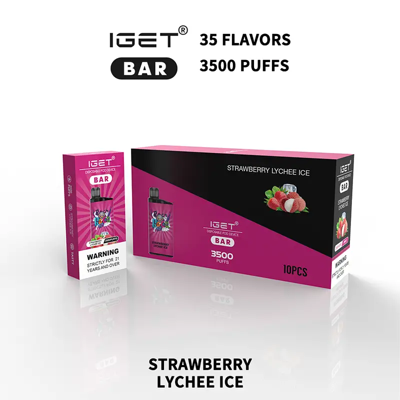 strawberry-lychee-ice-iget-bar-3500-puffs-box