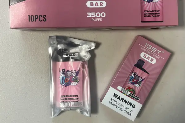 Top 2 IGET Bar strawberry watermelon hard candy flavour