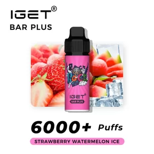 Strawberry Watermelon Ice IGET Bar Plus