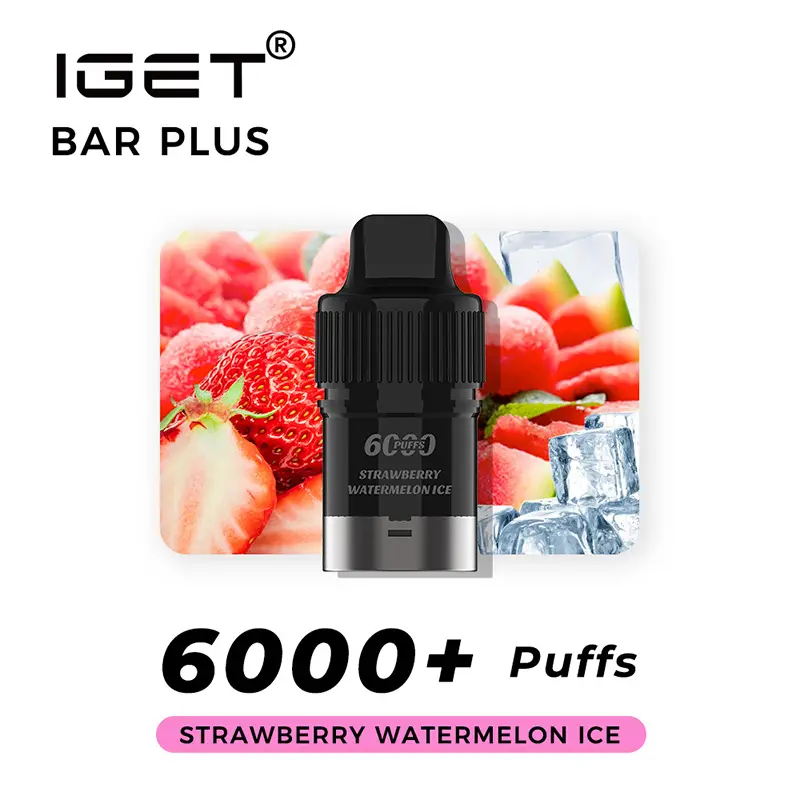 Strawberry Watermelon Ice IGET Bar Plus Pod