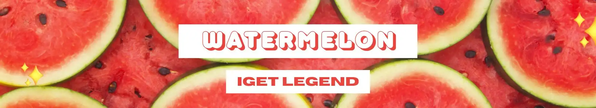 Watermelon IGET Legend Flavours